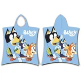 Moder bombažen otroški pončo velikost 3-8 let Bluey Skate –