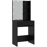  Set toaletnog stolića LED crni od konstruiranog drva | shoptok.hr