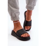 Kesi Women's Platform Slippers and Wedge Black Vimarils Cene