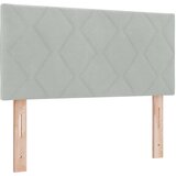  s opruga kutije Svijetlo siva 120 x 200 cm Baršun | shoptok.hr