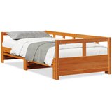  Dnevni krevet bez madraca voštano smeđi 80 x 200 cm od borovine | shoptok.hr