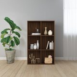 vidaXL Knjižna omara/komoda rjav hrast 66x30x98 cm inženirski les Cene