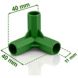 Plonos 11mm tropolni konektori za biljke rajčice PL-941 zeleni 4 kom | shoptok.hr