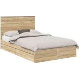  Krevet s od storage Sonoma hrast 120 x 200 cm Konstruirano drvo | shoptok.hr