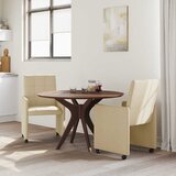  Blagovačke stolice s kotačima 2 pcs Krema 58 x 65 x 94 cm | shoptok.hr