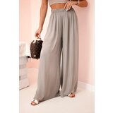 Kesi Włoski Women's wide trousers with elastic waistband fango | Shoptok.si