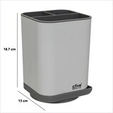 5five Five ocjeđivač pribora za jelo Neo 13x18,7 cm PP sivi Slike