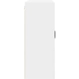 Zidni stakleni ormarić Bijelo 80 x 31 x 80 cm Konstruirano drvo | shoptok.hr