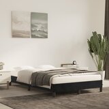  Okvir kreveta bez madraca crni 120 x 200 cm baršunasti | shoptok.hr