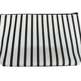 neseser sa linijama crno beli 21*13*7cm