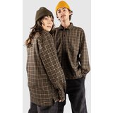 Woodbird Glixto Check Srajca brown | Shoptok.si