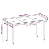  7-dijelni vrtni blagovaonski set s jastucima crni | Eponuda.com