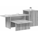  Konzolna stolica Siva Sonoma 91,5 x 35 x 38,5 cm | shoptok.hr