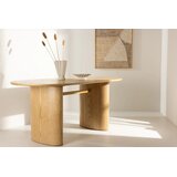 Venture Home Isolde ovalni blagovaonski stol 180 × 90 cm, prirodna boja drva | shoptok.hr