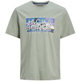 Jack & Jones Majica Colton 12268438 Zelena Standard Fit | Shoptok.si