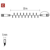  LED Spoljni niz 100xLED/10m IP44 hladna bela | Eponuda.com