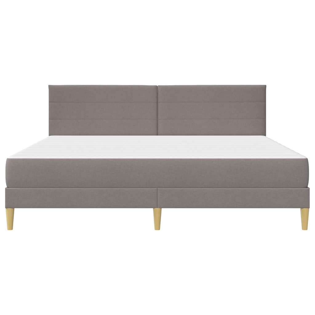  Okvir za krevet Sivo-smeđa 200 x 200 cm Poliester | shoptok.hr