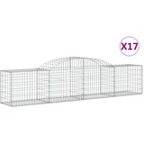  Lučne gabionske košare 17 kom 300x50x60/80 cm pocinčano željezo | Eponuda.com