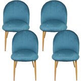  INLEA Blagovaonska stolica COMFI set od 4 - plava | shoptok.hr