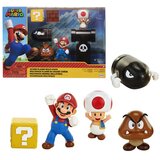 Super Mario Acorn Plains diorama set sa 4 figure Cene