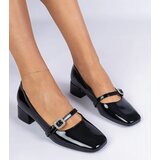 Gemre Black elegant pumps adorned with rhinestones Elifat | Eponuda.ba