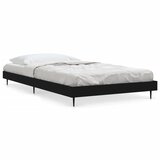  Okvir za krevet crni 90 x 190 cm od konstruiranog drva | shoptok.hr