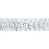 vidaXL Dekoracija božičnega drevesa 40 pcs srebrna | Shoptok.si