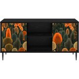  ormar ZAANDAM 102 x 33 x 51 cm Crni hrast Konstruirano drvo | shoptok.hr