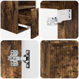  Set namještaja za kupaonicu 2 kom. Dimljeni hrast Smeđa 49,5 x 41 x 79,5 cm | shoptok.hr
