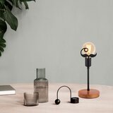 Opviq Beami - MR - 1019 WalnutBlack Table Lamp Cene