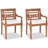  4-dijelni vrtni lounge set od masivne tikovine s jastucima | shoptok.hr