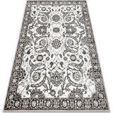RugsX Preproge Preproga MATEO 8037/944 Klasični okvir, vrtnica - 120x170 cm Siva | Shoptok.si