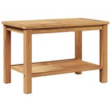 vidaXL Klubska miza Rjava 70 x 40 x 45 cm Trdna tikovina, (5000073441) Cene