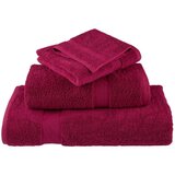  6-dijelni vrhunski set ručnika SOLUND bordo 600 gsm | shoptok.hr