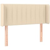  Uzglavlje s ušima krem 83x16x78/88 cm od tkanine | shoptok.hr