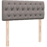  Krevet s oprugama i madracem smeđesivi 120 x 190 cm od tkanine | shoptok.hr