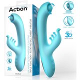Action Murly Triple Function G-Spot Rabbit Vibrator with Massaging Ball 3 Motors Tuquoise Cijene