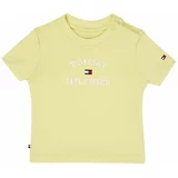 Tommy Hilfiger Kratka majica za dojenčka rumena barva