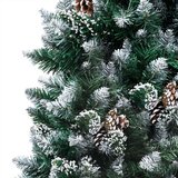 Umjetno božićno drvce LED s kuglicama i šiškama 210 cm | shoptok.hr