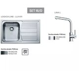 Franke set sudopera Logica Line LLX 611 desni + slavina Lina L Cene