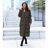 Gemre Green long jacket with a detachable hood Fela | shoptok.hr