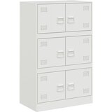vidaXL Komoda bela 67x39x107 cm jeklo, (21274282) | Shoptok.si