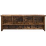  Vješalica za kapute na zidu Dimljeni hrast 75 x 16 x 26 cm | shoptok.hr