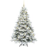 vidaXL Umestno božično drevo med 300 LED Zelena 210 cm PE in PVC | Shoptok.si