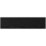 Police za knjige 4 pcs Crna 40 x 10 x 1,5 cm Konstruirano drvo | shoptok.hr