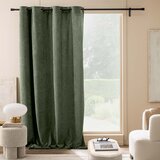 Douceur d intérieur Zelena zavjesa od boucle tkanine 140x260 cm Winona – | shoptok.hr