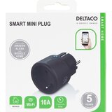 Deltaco pametna vtičnica smart home, led indikator, wifi 2.4GHz, nadzor energije, 1xCEE 7/3, 15A, časovnik - SH-P01M-B Cene