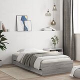 vidaXL Posteljni okvir s predali siva sonoma 90x190 cm inženirski les Cene