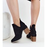 Gemre Black asymmetrical insulated ankle boots Nadica | shoptok.hr