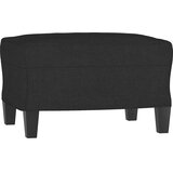  Trosjed s tabureom crni 180 cm od tkanine | shoptok.hr